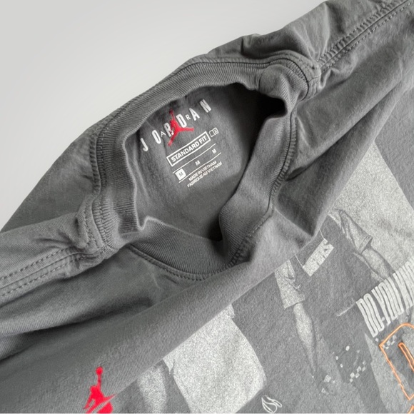 Nike Air Jordan “Do You Know?” Gray T-shirt - Picture 5 of 7